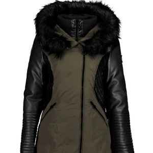 Noize Sam-P parka - Green - Size Large - NWOT